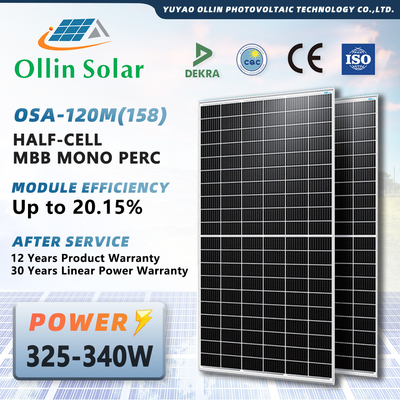 주택을 위한 오프 그리드 태양열발전시스템은 모노럴 태양 전지판 320w 330w 340w 350w 355w를 사용했습니다