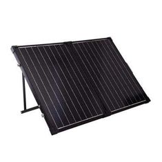 120 와트 금속 손잡이를 가진 까만 태양 PV 패널/Foldable 태양 전지판