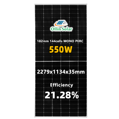 주문 36V 방수 단일결정 태양력 판 540W 545W 550W online manufacture