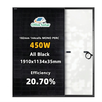 주문 주택들을 위한 445W 450W 455W 460W 모노럴 태양 전지판 반쪽 전지 태양 전지판 장비 online manufacture