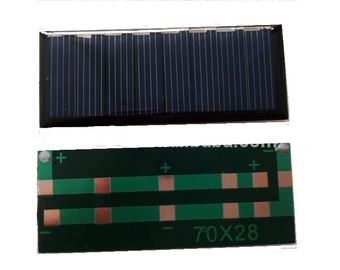 주문 다결정 실리콘 널 Diy 건전지 OEM 에폭시 태양 전지판 2v 0.6w online manufacture