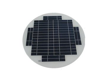 주문 반대로 - 옥외 LED 똑똑한 태양 가로등을 위한 사려깊은 유리제 둥근 태양 전지판 online manufacture