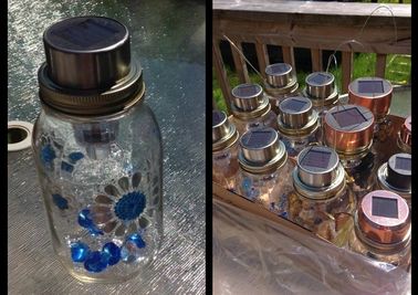 주문 플라스틱 태양 가벼운 뚜껑을 청구하는 소형 에폭시 수지 둥근 태양 전지판 online manufacture