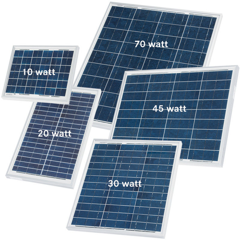 태양 가로등 운동 측정기를 위한 30명 와트 실리콘 태양 전지판 고능률