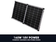 장비를 야영시키는 160W 200W 400w 폴드형 글라스 태양 전지판